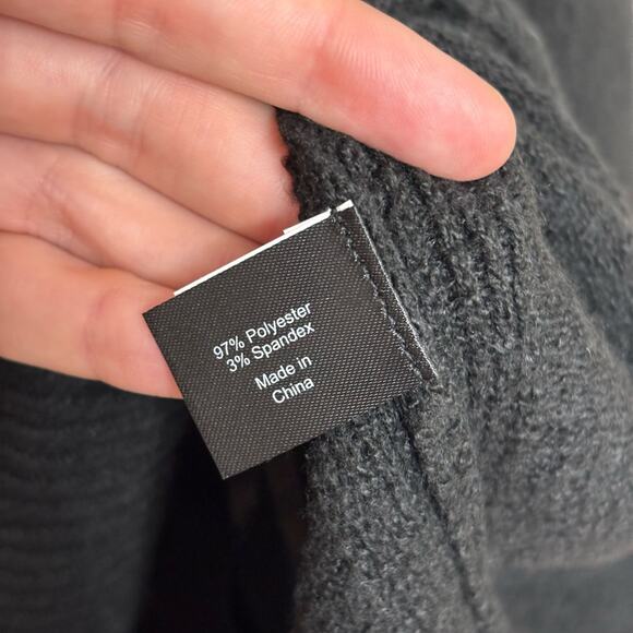 NWT Lane Bryant Soft Knit V-Neck Sweater in Black - Size 18/20 - Picture 4 of 6